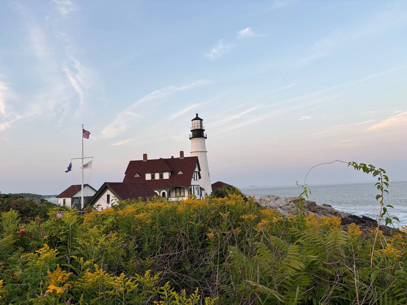 Lighthouse on the Maine coast